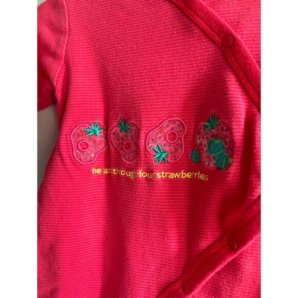 2002 carters x Eric Carle the very hungry caterpillar sleeper 3/6M - Picture 5 of 9